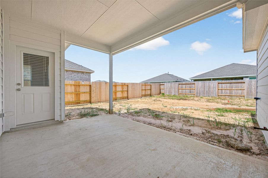 Exterior details and patio area of a home in Cypress Green, Hockley (Image 3). Exterior details and patio area of a home in Cypress Green, Hockley (Image 3).