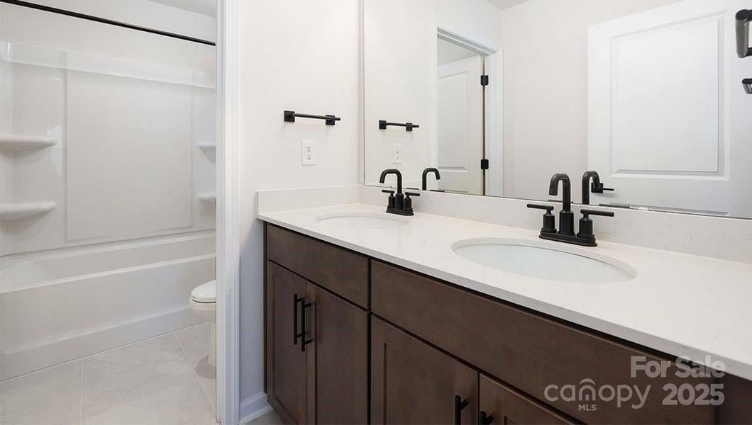 Furnished interior view inside a new home in Falls Cove, Troutman (Image 2).