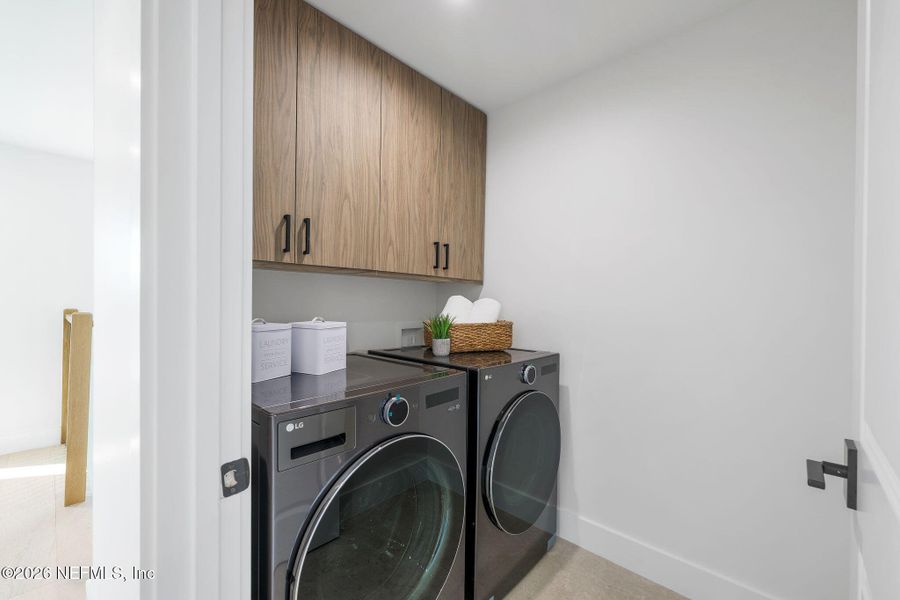 Furnished interior view inside a new home in , Jacksonville Beach (Image 8). Furnished interior view inside a new home in , Jacksonville Beach (Image 8).