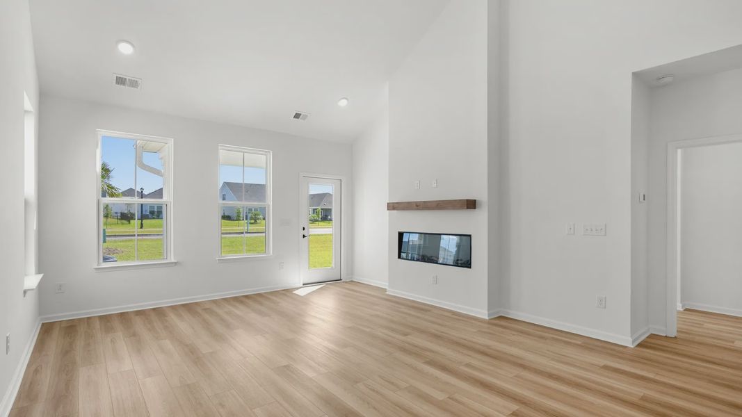 Furnished interior view inside a new home in Indigo at the Preserve, Longs (Image 6).