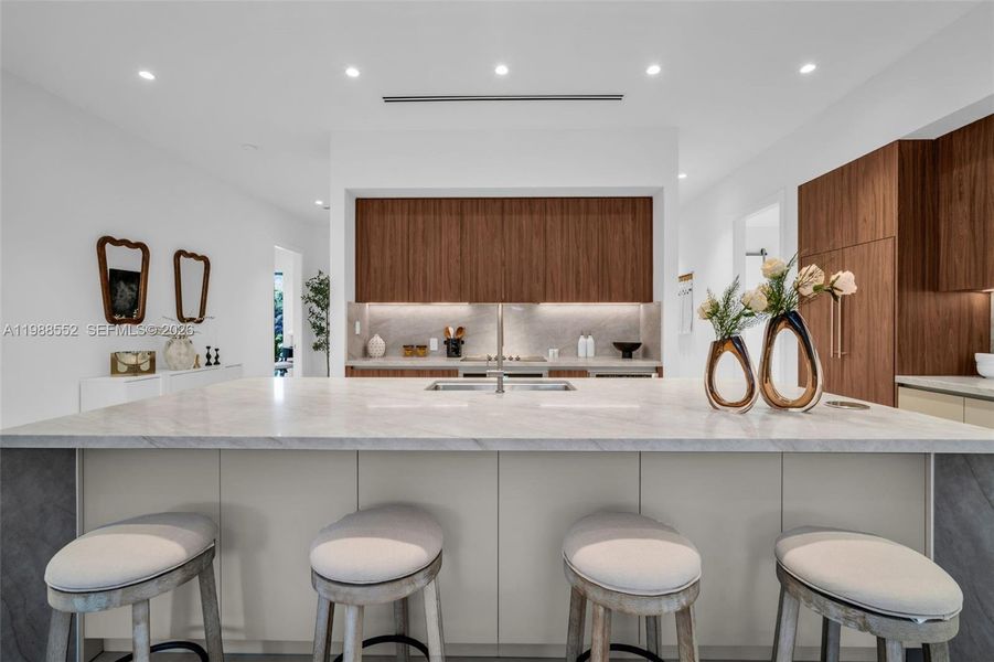 Furnished interior view inside a new home in , Miami Shores (Image 7).