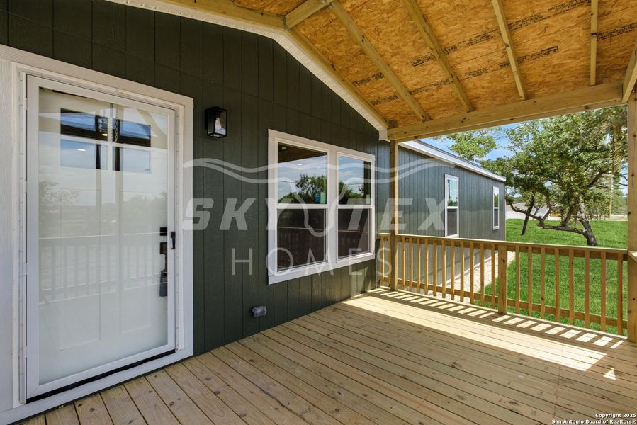Exterior details and patio area of a home in , La Vernia (Image 4). Exterior details and patio area of a home in , La Vernia (Image 4).