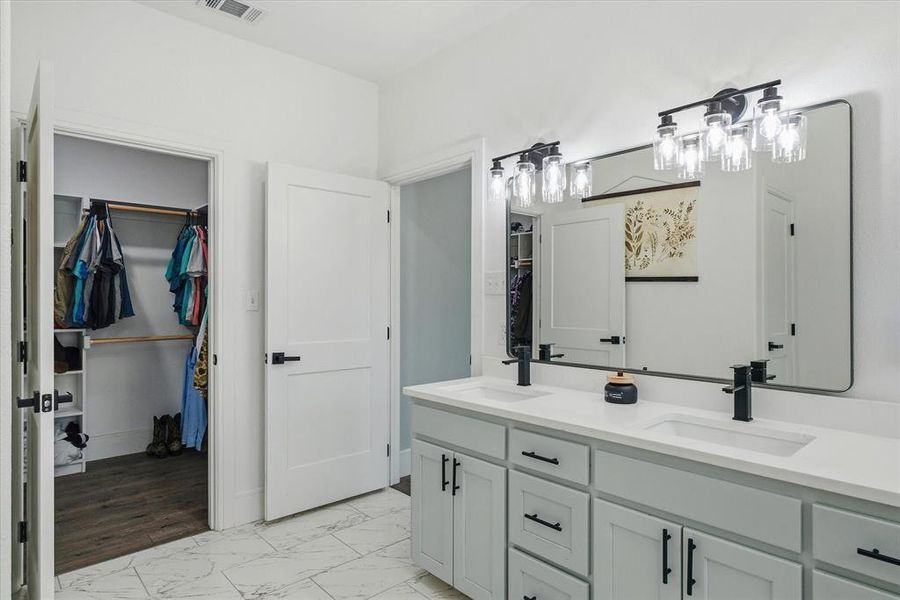 Furnished interior view inside a new home in , Emory (Image 15).