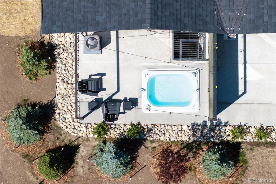 Virtually staged hot tub! Virtually staged hot tub!