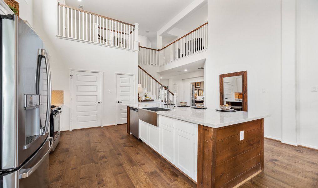 Kitchen with spacious island