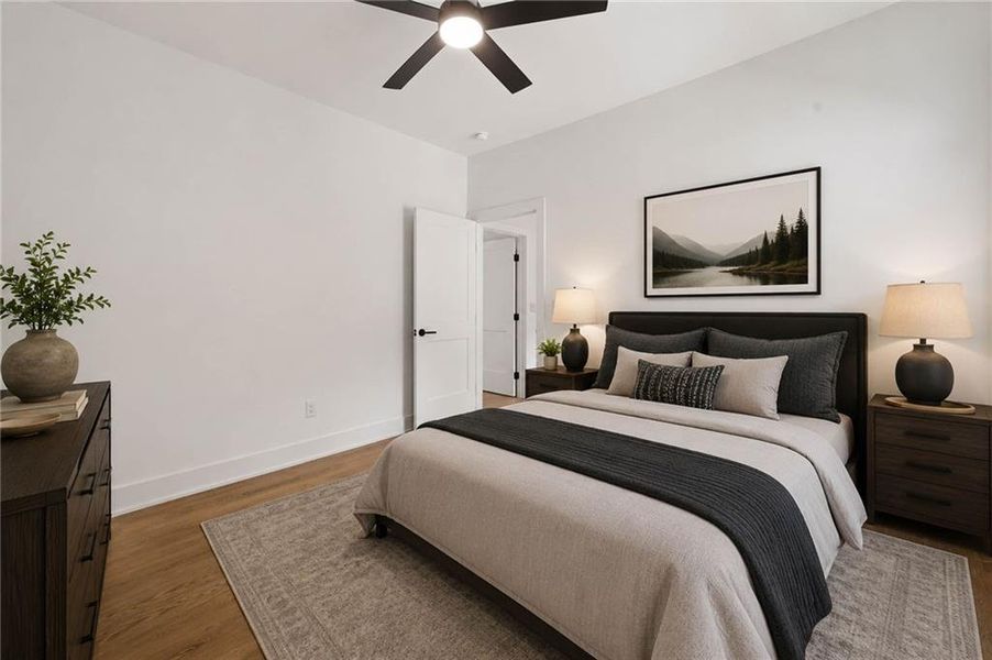 Furnished interior view inside a new home in , Ball Ground (Image 28). Furnished interior view inside a new home in , Ball Ground (Image 28).