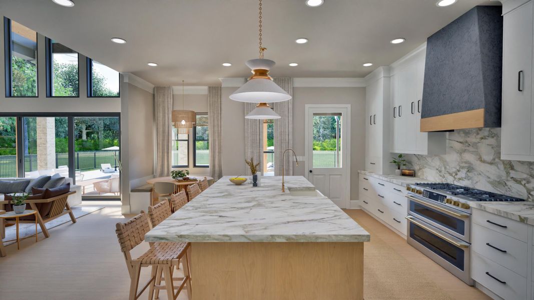 Furnished interior view inside a new home in , Johns Island (Image 14).