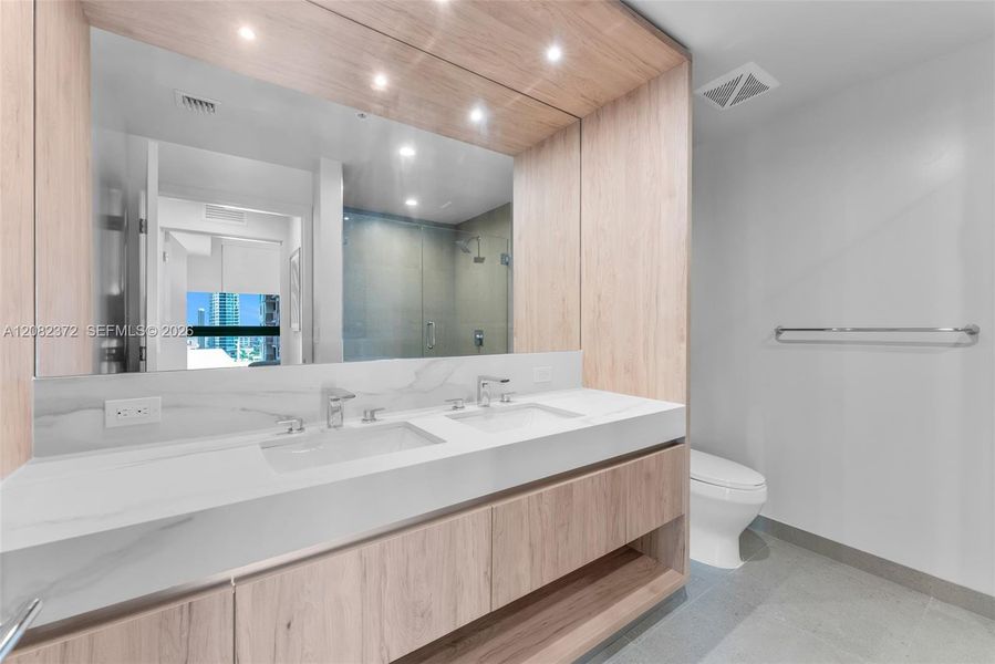 Furnished interior view inside a new home in , Miami (Image 10).