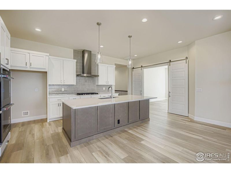 Furnished interior view inside a new home in RainDance, Windsor (Image 5).