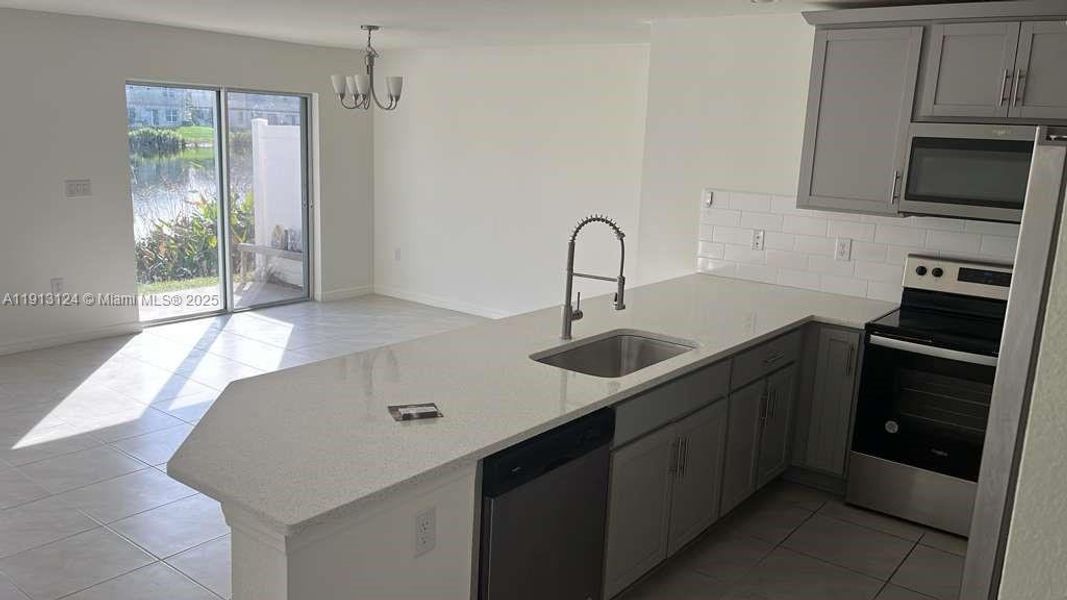 Furnished interior view inside a new home in , Fort Myers (Image 5). Furnished interior view inside a new home in , Fort Myers (Image 5).