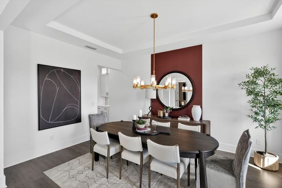 Furnished interior view inside a new home in Wayt Farm, Cumming (Image 6).