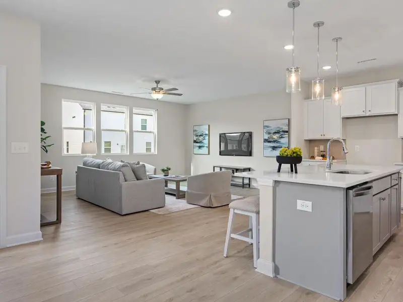 Furnished interior view inside a new home in Gregory Village, Lillington (Image 5).