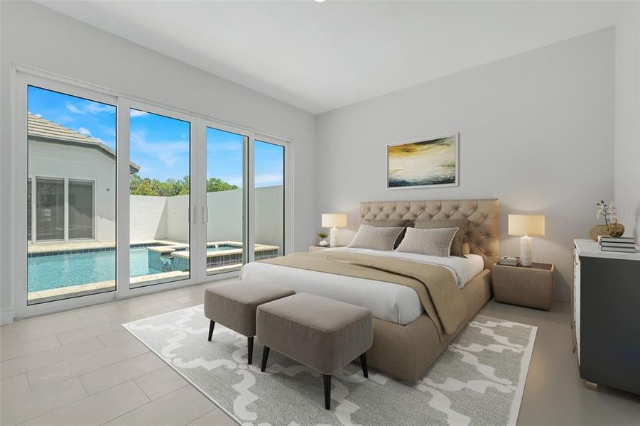 Furnished interior view inside a new home in Toscana, Palm Coast (Image 6).