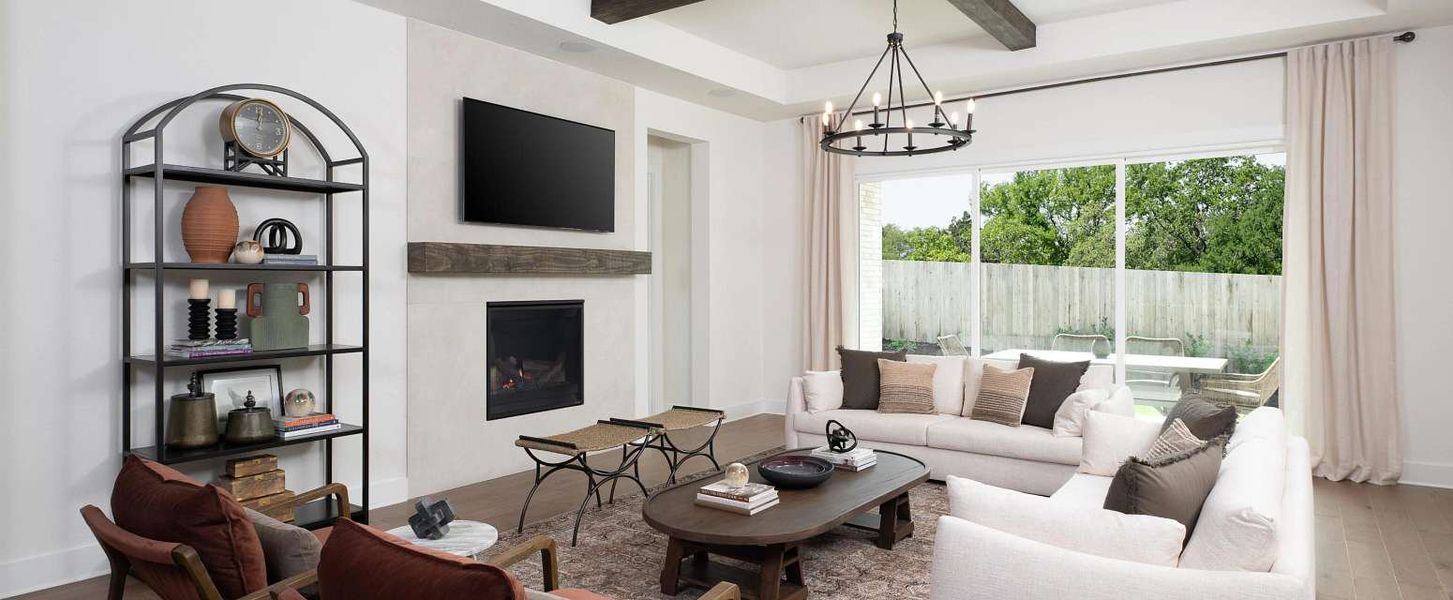 Representative furnished interior of a home built from the Carmen by Ashton Woods in Waldsanger, New Braunfels (Image 3). Representative furnished interior of a home built from the Carmen by Ashton Woods in Waldsanger, New Braunfels (Image 3).