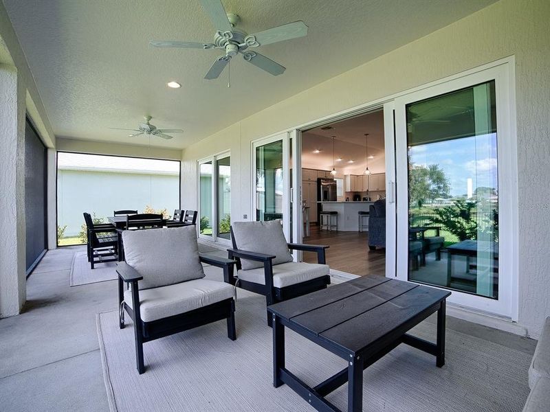 Exterior details and patio area of a home in , The Villages (Image 4). Exterior details and patio area of a home in , The Villages (Image 4).