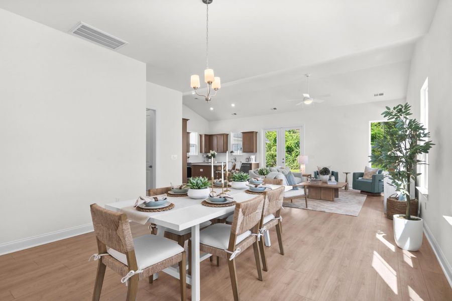 Furnished interior view inside a new home in Downtown Loris Homes, Loris (Image 16).