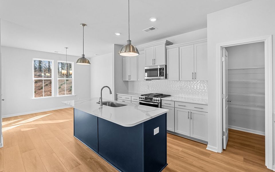 Furnished interior view inside a new home in Fieldstone, Lexington (Image 9). Furnished interior view inside a new home in Fieldstone, Lexington (Image 9).