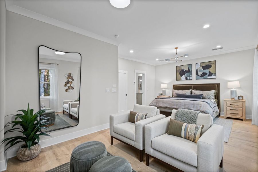 Representative furnished interior of a home built from the The Kennedy by JW Collection in Devin's Shire, Kennesaw (Image 28).