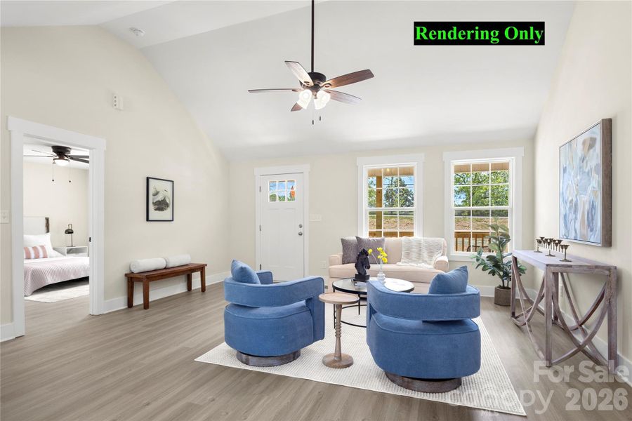 Furnished interior view inside a new home in , McConnells (Image 16). Furnished interior view inside a new home in , McConnells (Image 16).