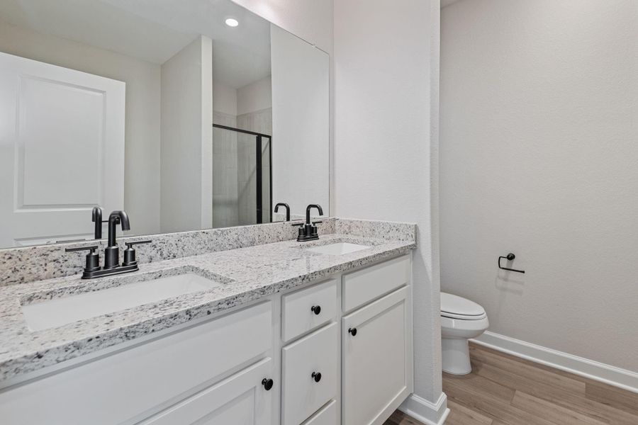 Furnished interior view inside a new home in Emberly, Beasley (Image 7).
