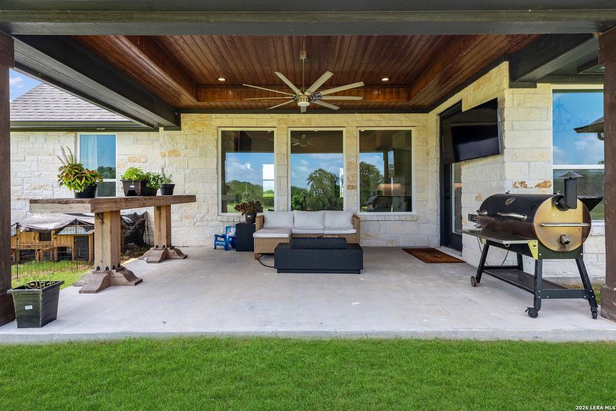 Exterior details and patio area of a home in , Iola (Image 23). Exterior details and patio area of a home in , Iola (Image 23).