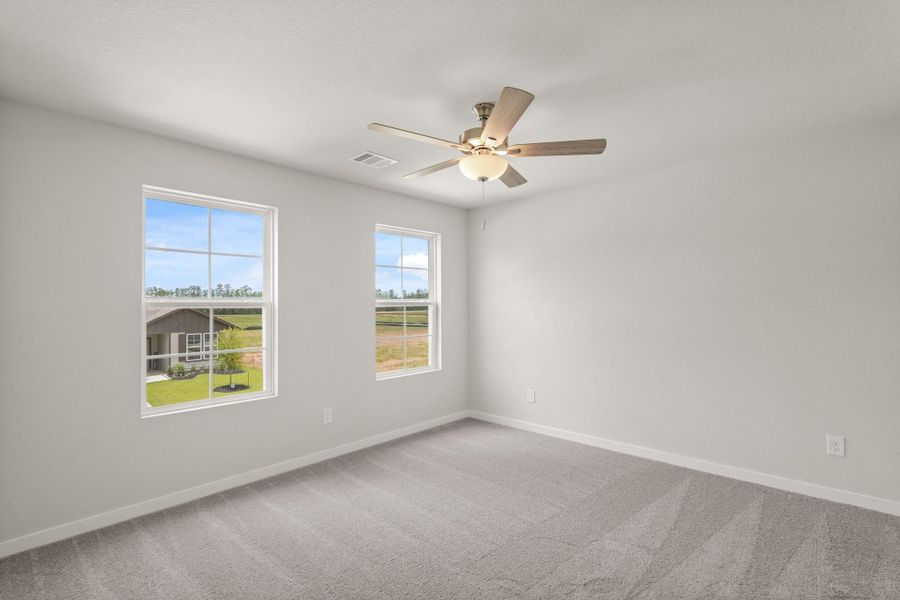 Spacious, unfurnished interior of a new home in Crockett Meadows, Conroe (Image 12). Spacious, unfurnished interior of a new home in Crockett Meadows, Conroe (Image 12).