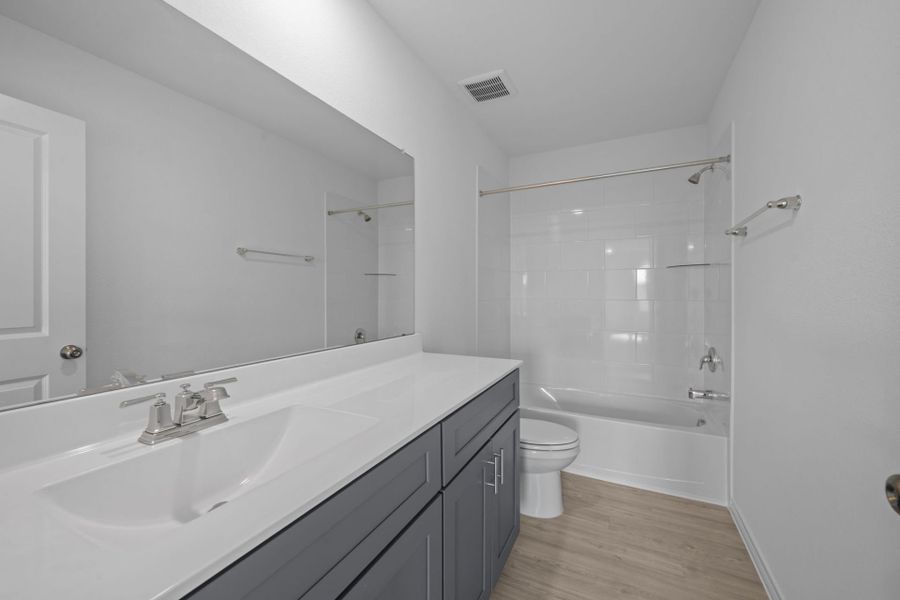 Furnished interior view inside a new home in River Ranch, Dayton (Image 9). Furnished interior view inside a new home in River Ranch, Dayton (Image 9).