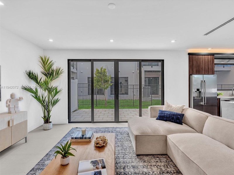 Furnished interior view inside a new home in , Dania Beach (Image 18).