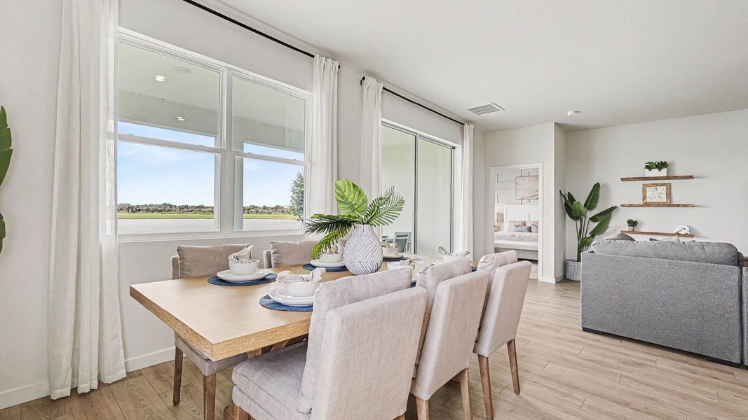 Representative furnished interior of a home built from the Delray by D.R. Horton in Cypress Bay West, Palm Bay (Image 9). Representative furnished interior of a home built from the Delray by D.R. Horton in Cypress Bay West, Palm Bay (Image 9).