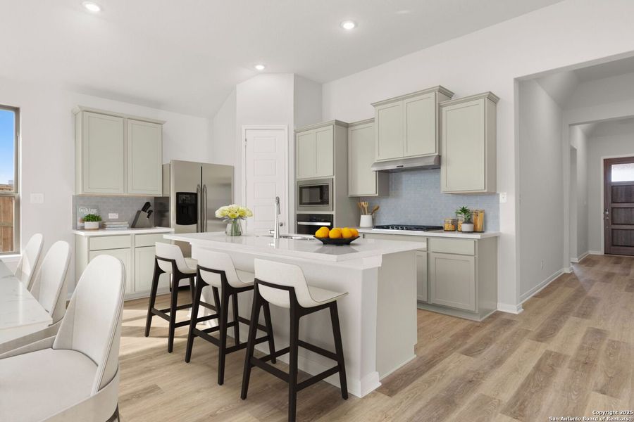 Furnished interior view inside a new home in Homestead, Schertz (Image 7).