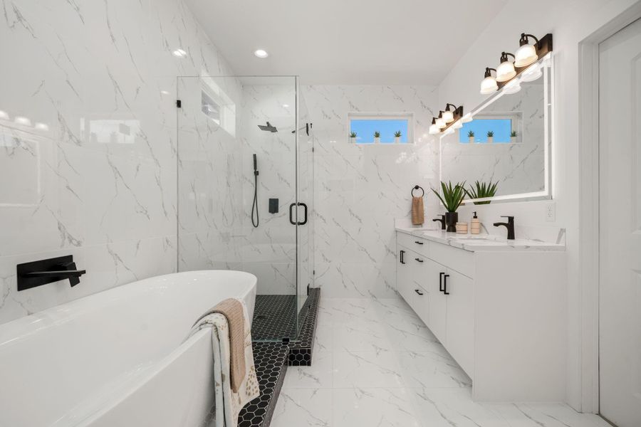 Furnished interior view inside a new home in , Houston (Image 8).