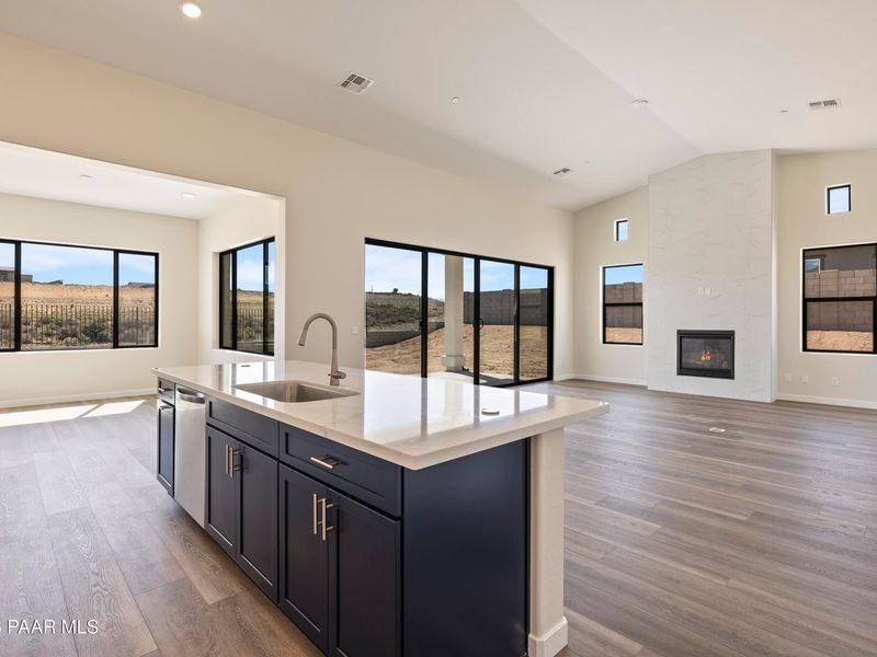 Furnished interior view inside a new home in Hidden Hills, Prescott (Image 7).