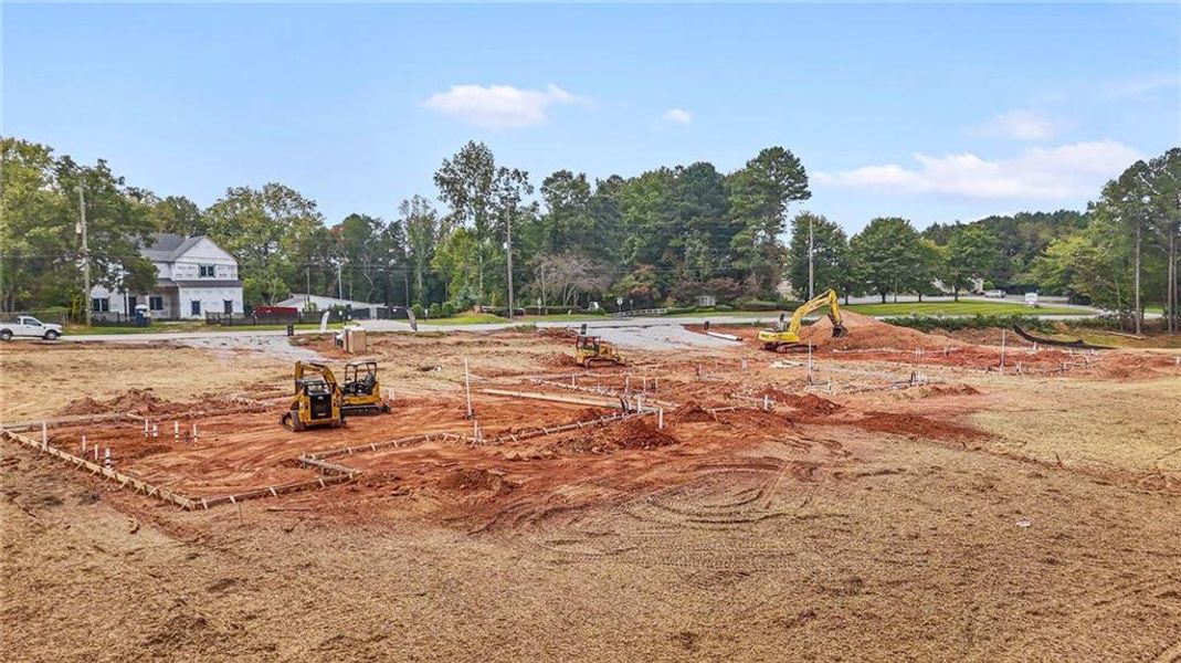 Site preparation for new homesites in , Suwanee (Image 16). Site preparation for new homesites in , Suwanee (Image 16).