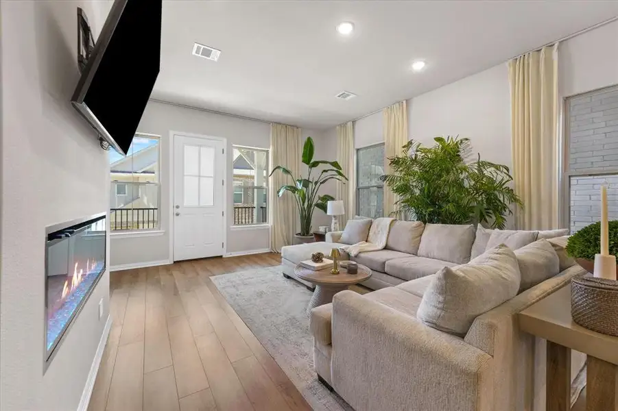 Furnished interior view inside a new home in Tenison Village at Buckner Terrace, Dallas (Image 11).