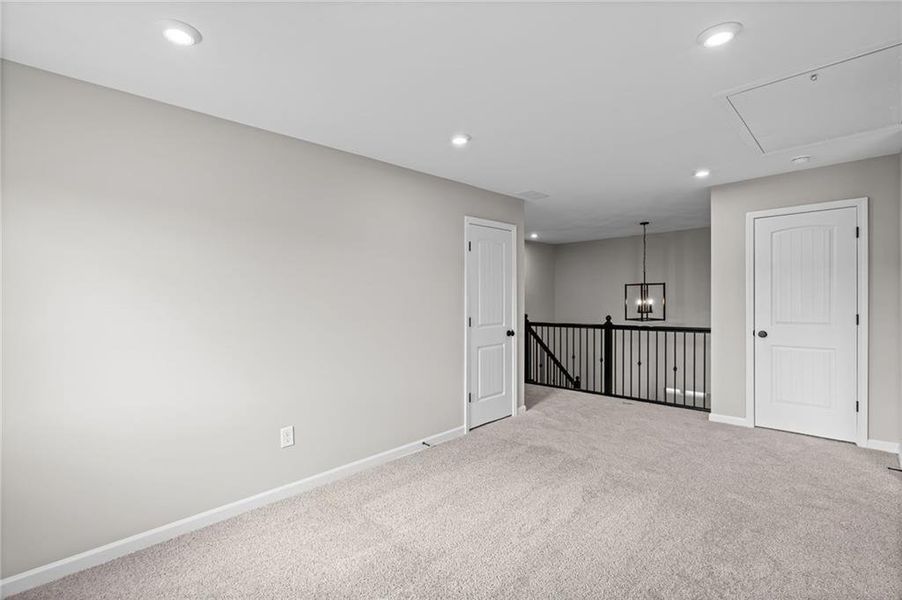 Spacious, unfurnished interior of a new home in The Reserve At Liberty Park, Braselton (Image 36).