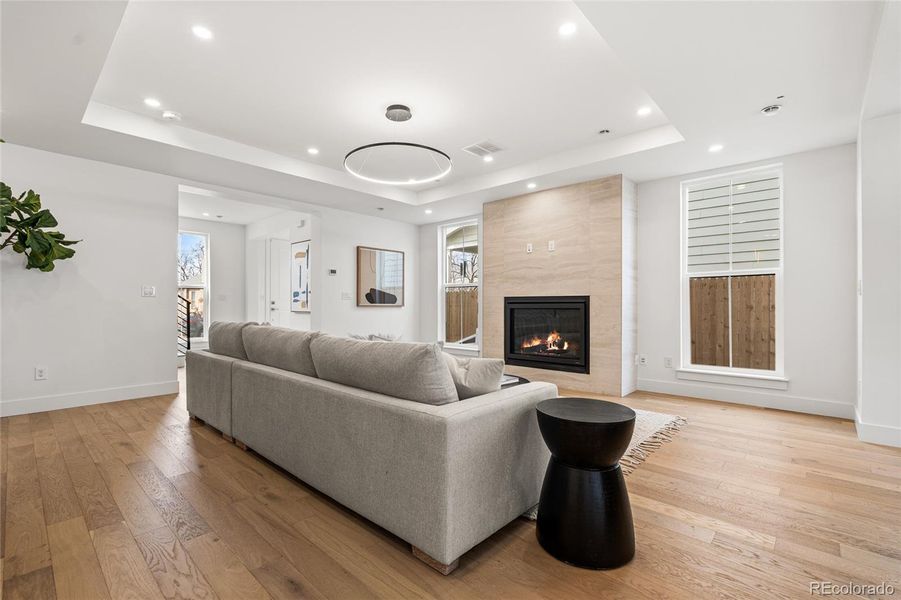 Furnished interior view inside a new home in , Denver (Image 12).