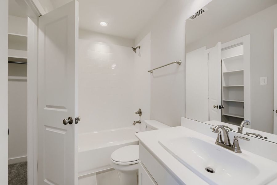 Representative photo of bathroom for Plan 1458