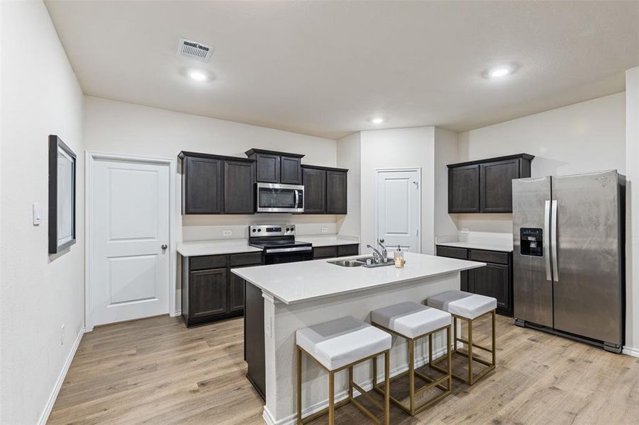 Furnished interior view inside a new home in , Providence Village (Image 6).