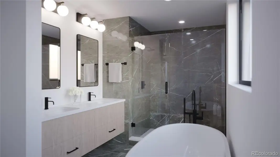 Furnished interior view inside a new home in , Denver (Image 7). Furnished interior view inside a new home in , Denver (Image 7).