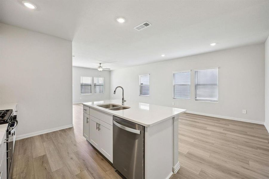 Furnished interior view inside a new home in Lakehaven - Spring Series, Farmersville (Image 13).