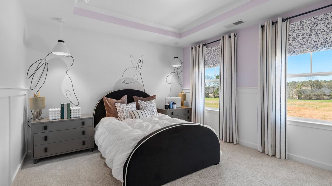 Representative furnished interior of a home built from the Stonefield by DRB Homes in Northcroft, Loganville (Image 38).