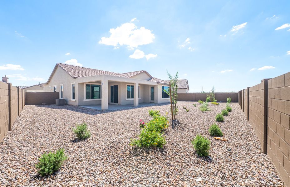 Exterior details and patio area of a home in Sun City Anthem at Merrill Ranch, Florence (Image 2).