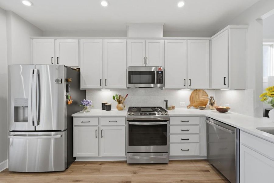 Furnished interior view inside a new home in , Hoschton (Image 35).