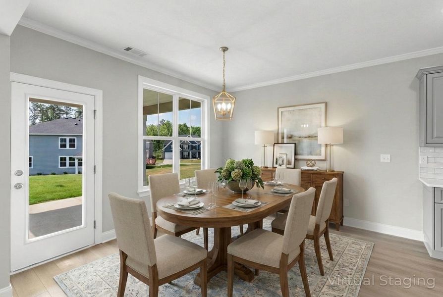 Furnished interior view inside a new home in Tillery Park, Grovetown (Image 15). Furnished interior view inside a new home in Tillery Park, Grovetown (Image 15).
