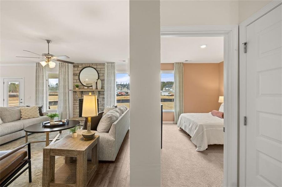 Furnished interior view inside a new home in Westland, Bogart (Image 36).