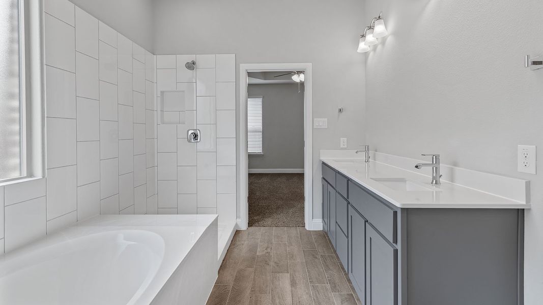 Furnished interior view inside a new home in Morningstar, Aledo (Image 12).