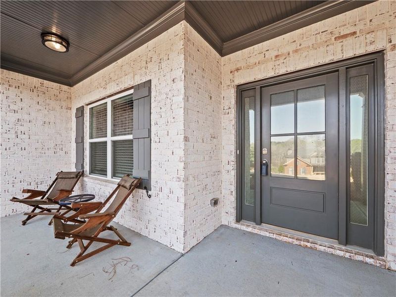 Exterior details and patio area of a home in , Hoschton (Image 3).