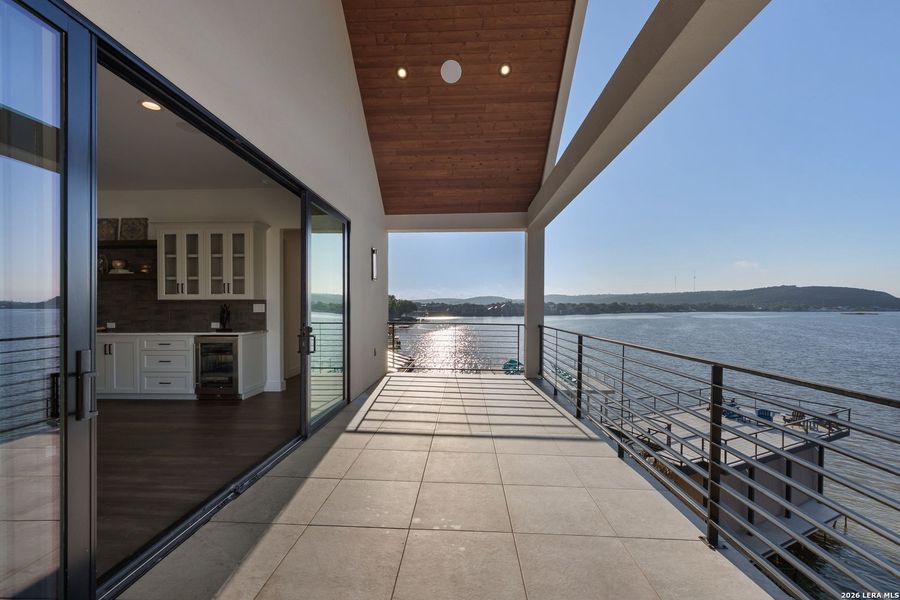 Exterior details and patio area of a home in , Kingsland (Image 23).