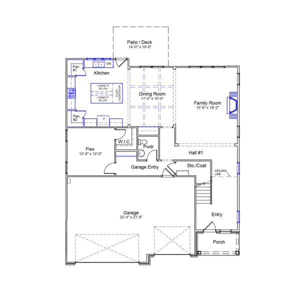 2D floor plan layout of this home in Lilah Grove, Summerfield, NC (Image 2). 2D floor plan layout of this home in Lilah Grove, Summerfield, NC (Image 2).