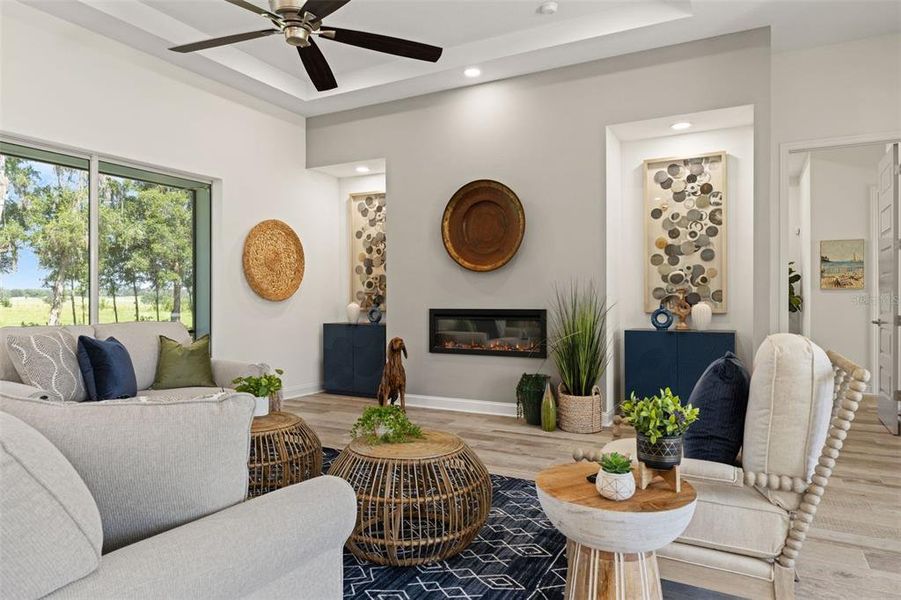 Furnished interior view inside a new home in , Lecanto (Image 46).